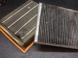 old filter volkwagen air filter